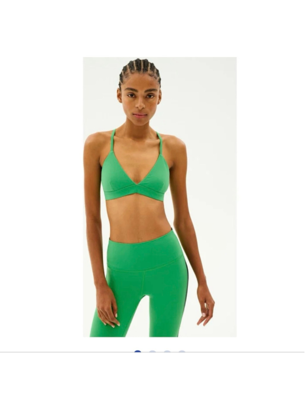 Splits59 Theo Rigor Bra Grass Green Sport- Size Small